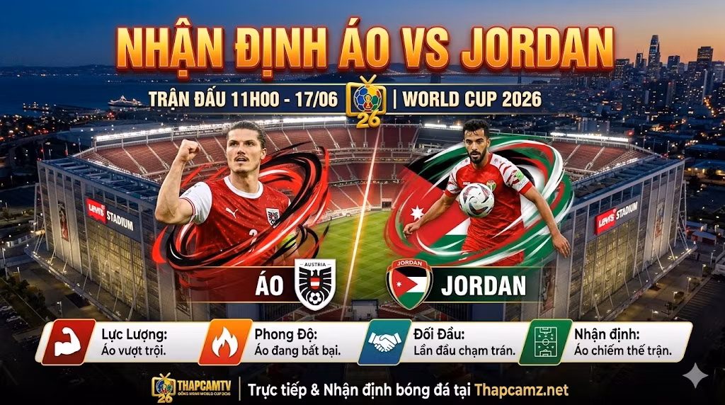 Nhận Định Áo vs Jordan (11h00, 17/06) | Thử Thách Gegenpressing Chờ Đón Tân Binh